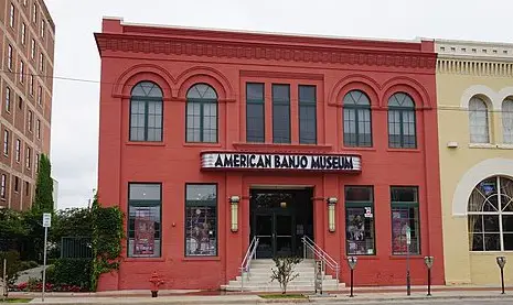 outside building of the American Banjo Museum