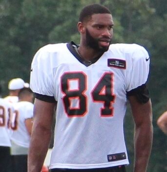 Jermaine Gresham in his number 84 jersey