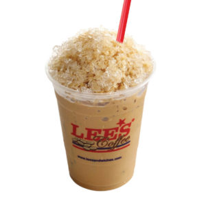 cup of iced coffee from Lee's Sandwiches