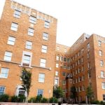 Ambassador Hotel in Oklahoma City, brick multistory building