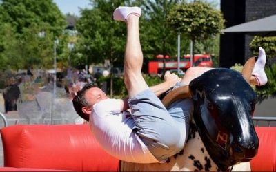 Ride a Mechanical Bull in Oklahoma City! | Test Your Bull Riding Skills