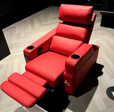 luxury reclining movie theater chair